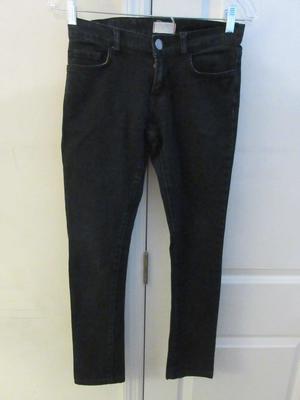 WOMENS RECESSION DENIM ''BASIC SKINNY'' BLACK JEANS SIZE 25