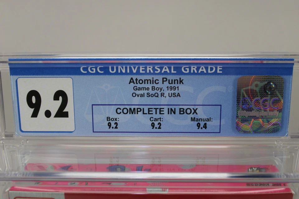 Atomic Punk Nintendo Game Boy CIB CGC Graded 9.2 - Image 3 of 4