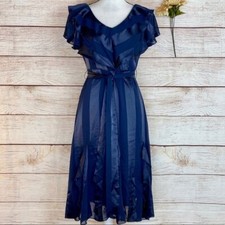 Bishop & Young Blue Midi Dress Size Small