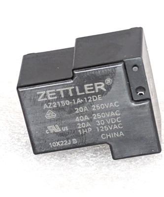 2 PC American Zettler AZ2150-1A-12DEF 40A SPST 12 VDC PCB Mount