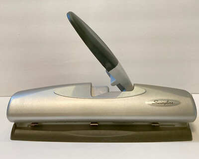 Swingline Light Touch Desktop 3 Hole Punch 12 Page Capacity Easier To Use