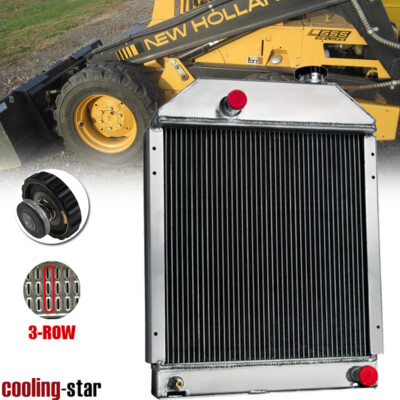 3-ROW RADIATOR FOR NEW HOLLAND SKID STEER L555 L554 JOHN DEERE 675 # MG771716