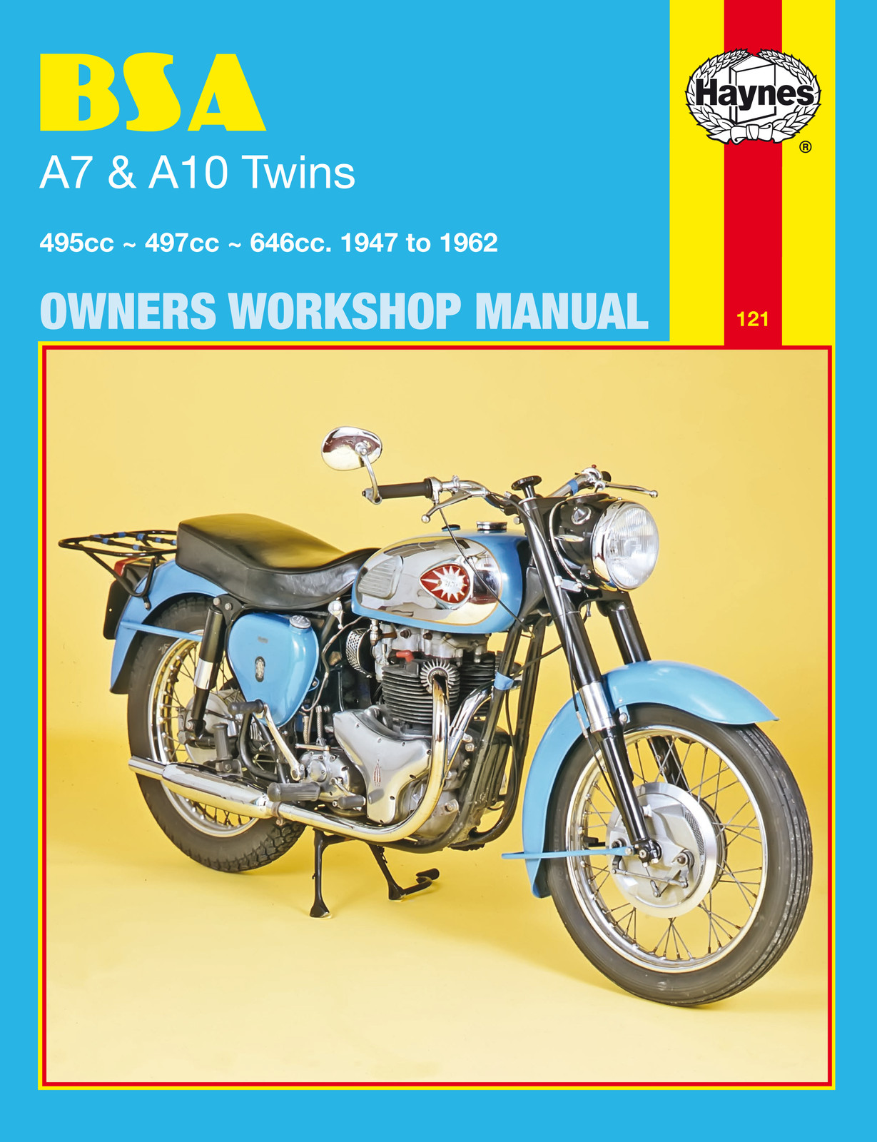 Haynes Manual 0121 for BSA A7 & A10 Twins (47 - 62) workshop, service, repair