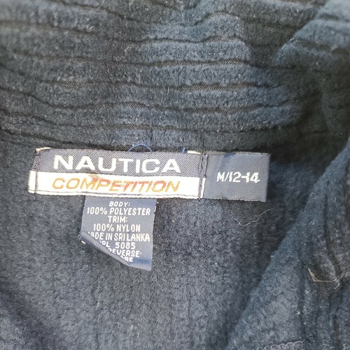 Nautica Competition Boys Full Button Blue Collared Shirt Size M 12/14 - Picture 4 of 6