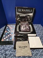 SCRABBLE SILVER LINE EDITION  GENTLY USED Beautiful condition 