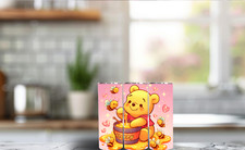 Bear and Honey, 12oz Tumbler, Straw, Stainless Steel, Leak Proof, t12-229