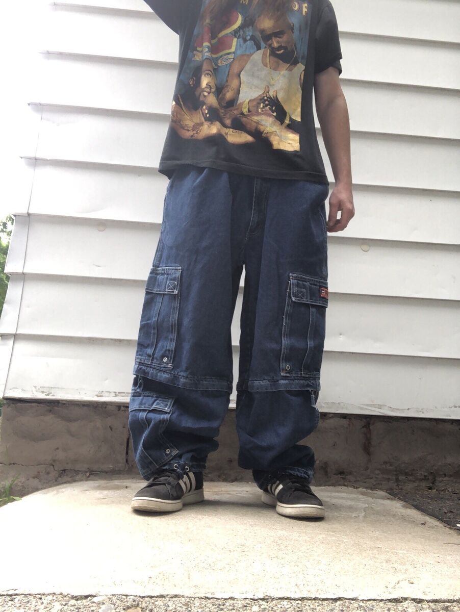 Vtg y2k super baggy jeans paco cargo massive JNCO skater Vtg y2k super baggy jeans paco cargo massive JNCO skater