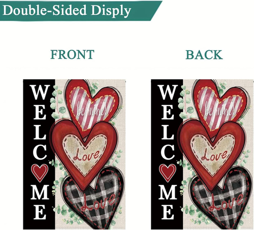3 Pack Happy Valentines Day Garden Flag St Patricks Day Garden Flag Easter Garde - Picture 7 of 12