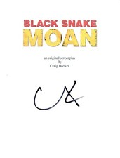 Christina Ricci Signed Autographed BLACK SNAKE MOAN Movie Script COA 