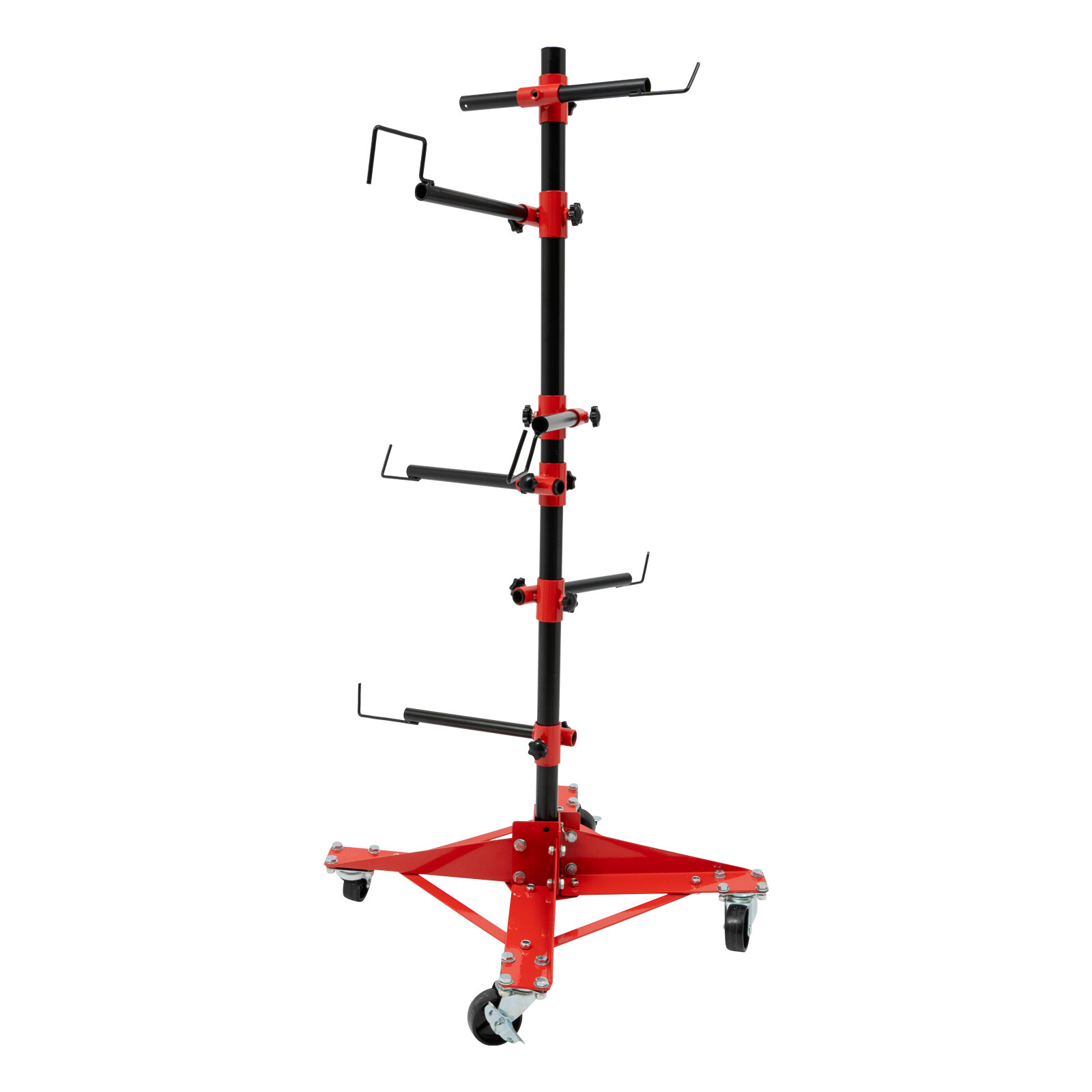 48" Rotating Bumper Hanger Stand Painting Car Repair Rack Tree Auto Body Shop