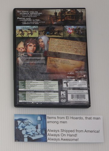 Final Fantasy XI Online: Ultimate Collection (PC, 2009) Manual Disc Case Inserts - Picture 2 of 4