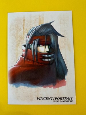 Final Fantasy VII Vincent Valentine Portrait No. 134 card Very