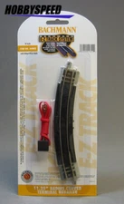 BACHMANN N SCALE EZ TRACK 11.25 RADIUS CURVED TERMINAL RERAILER train BAC44802