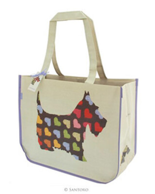 Santoro Scottie Dogs - Large Shopper Bag - Große Einkaufstasche
