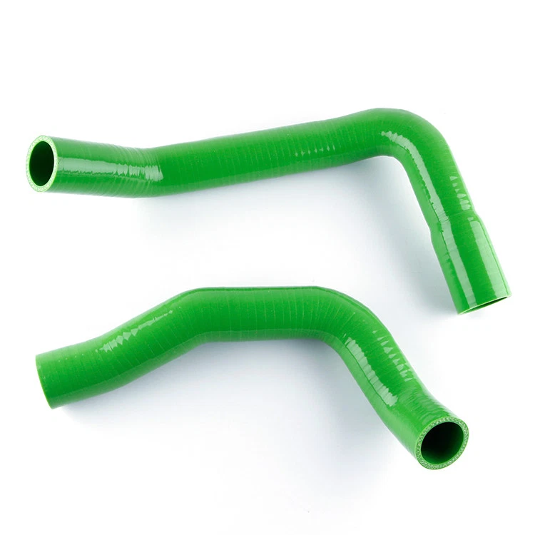 For Chevrolet Chevy ii Nova 250 4.1 I6 1968-1974 Silicone Radiator Hose Green - Image 3 of 4