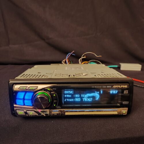 ALPINE CDA-9855 Reproductor de CD Coche Estéreo Receptor Cubierta con Control Remoto - Imagen 4 de 9