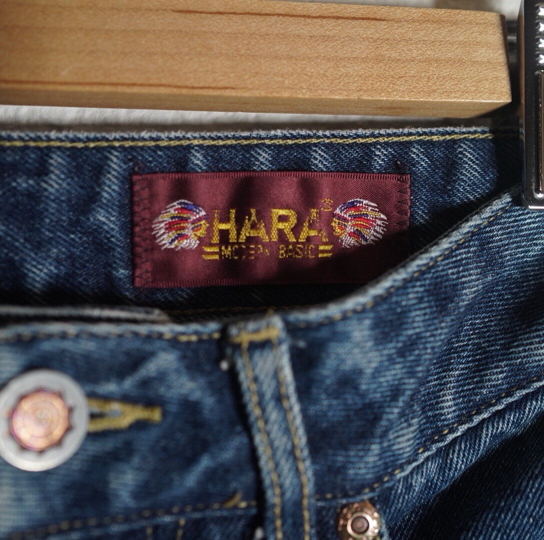 1980s Jeans Vintage Hara Denim Pants High Waisted Tapered Legs