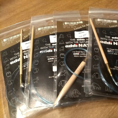 Lot of New Addi Circular Knitting Needles 