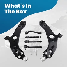 Front Lower Control Arm Tie Rod Ends For Hyundai Azera Sonata Kia Cadenza Optima