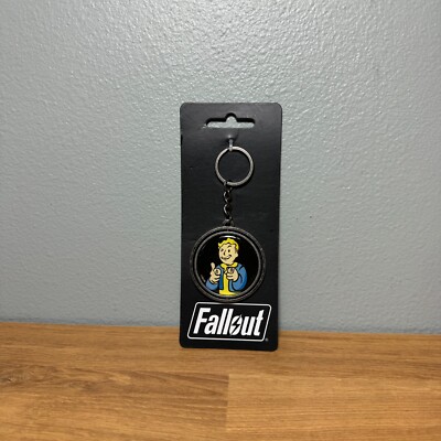 Fallout 4 Rotatable Keychain Vault Boy Nuka Cola Bioworld Promo 2015 ...
