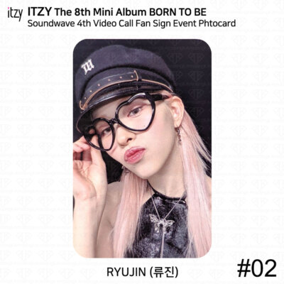 ITZY 8th Mini Album Born To Be Soundwave 4th Video Call Fan Sign