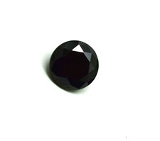 Carbonado Black Diamond 4 CT Brilliant Round Cut Black Diamond Loose Gemstone