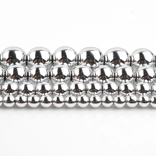 2 3 4 6 8 10 12mm Natural Hematite Faceted Round Loose Bead For Jewelry Making - Picture 25 of 57