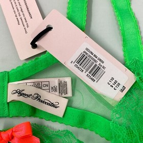 Agent Provocateur Isedora Green Bra 36C NWT $140