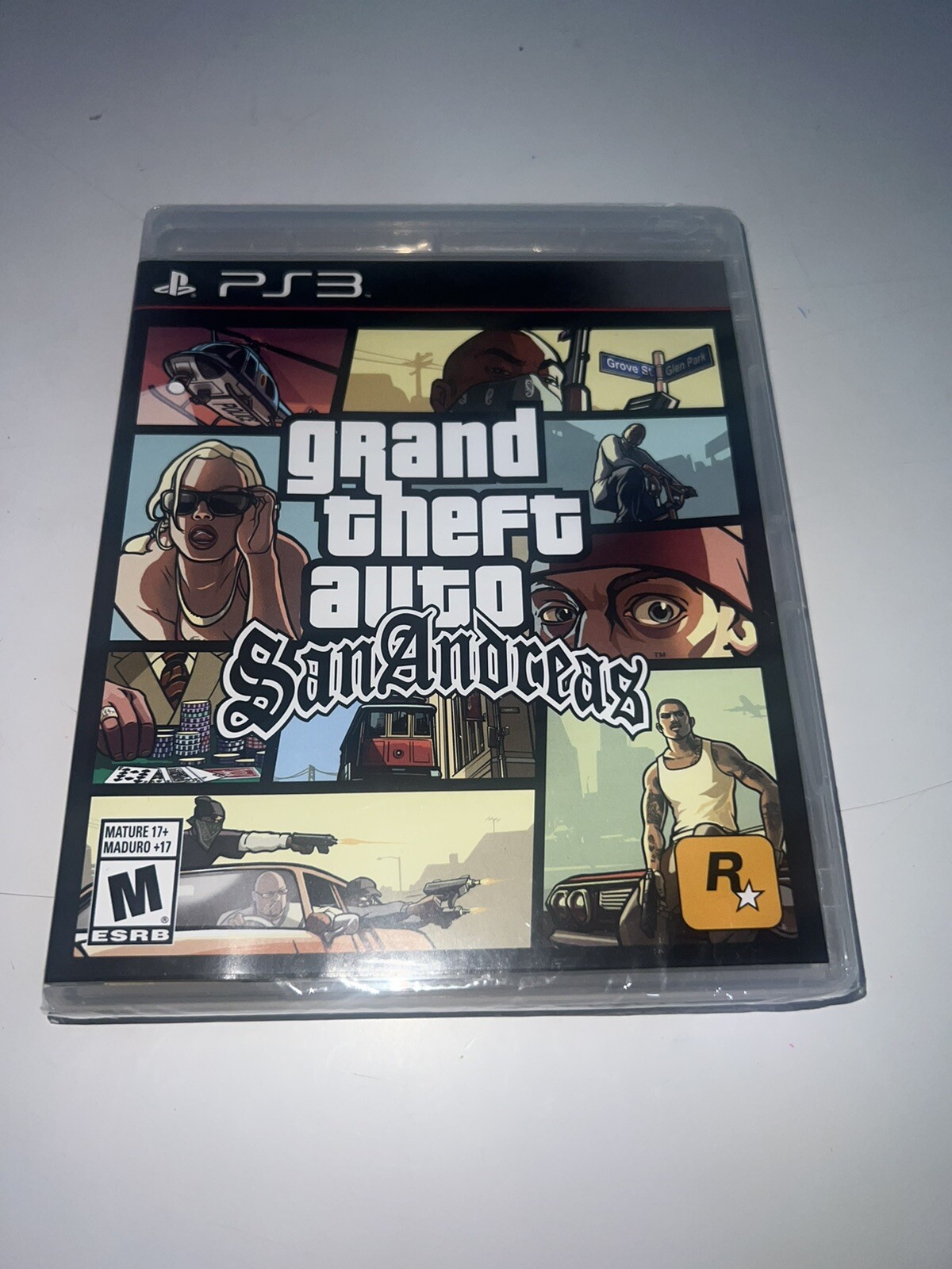 Grand Theft Auto San Andreas Black Label PS3 Playstation 3 ESRB NTSC NA Rare NEW