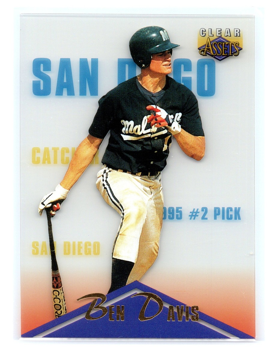 1996 Classic Clear Assets Baseball #54 Ben Davis San Diego Padres