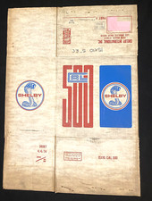 Original Shelby International Cobra Wheel Box Cal 500 15x10authenticcardboard