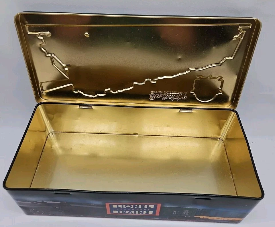 Lionel 1900-2000 Centennial Berkshire Steam Locomotive Train Tin - Empty  - Image 2 of 4