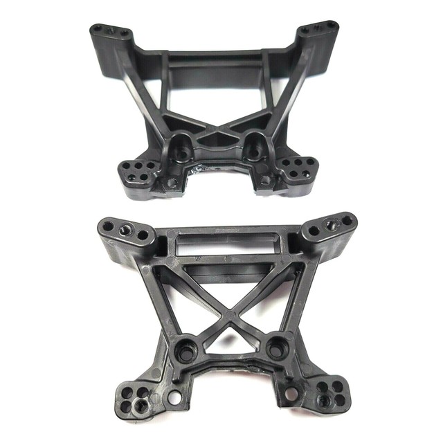 Traxxas Rustler 4x4 Front Rear Shock Towers Clipless Body Mounts
