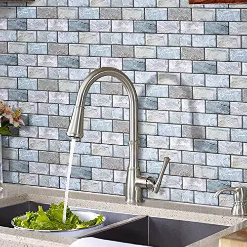 Brick stick on sale on tiles