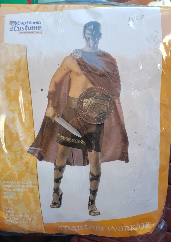 Disfraz de Gladiador Romano Guerrero Espartano Hombre Adulto Foto 2 de 4