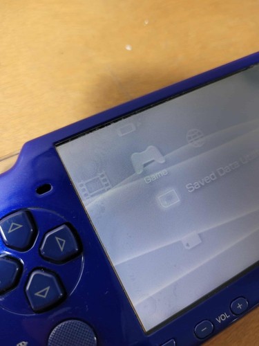 Consola Playstation Portátil 2001 Azul Metálico + Cargador *Probado* - Imagen 8 de 9