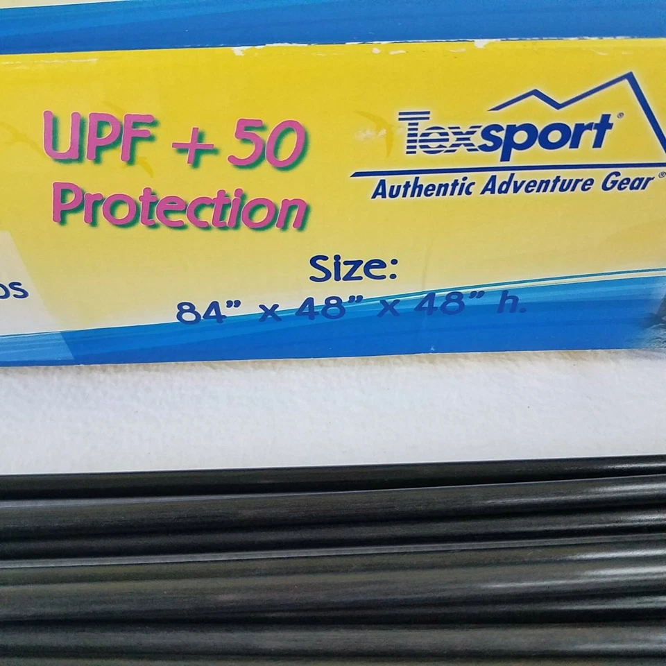 Texsport Calypso Cabana/Beach Sun Tent UPF+50 84 x 48 x 48 Zip Up Windows #01831 - Image 3 of 4