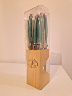 Laguiole Jean Dubost - ORIGINAL - Steakmesser 6er Set mit Block (unbenutzt) 