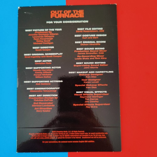 Pick any For Your Consideration DVD/Blu-Ray Movie Promo Set FYC Emmy Award Press - Imagen 507 de 749