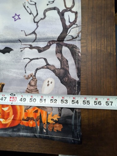 Kitchen Curtains Halloween Gnome Pumpkin - Picture 3 of 10