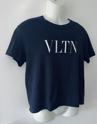 タイソン VALENTINO VLTN ロゴ Tシャツ 黒 Valentino VLTN Logo T-Shirt Black Men's - US