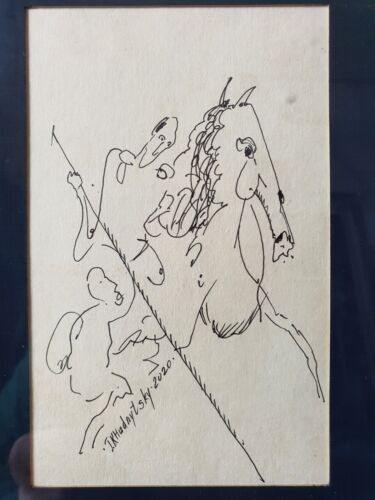 Artistic Black & White Graphics Handmade Ink Pen Frame. Abstraction, Fantasy - 第 2/11 張圖片