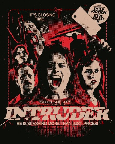 Intruder Blu-Ray Umbrella Entertainment Scott Spiegel Bruce Campbell Horror slip