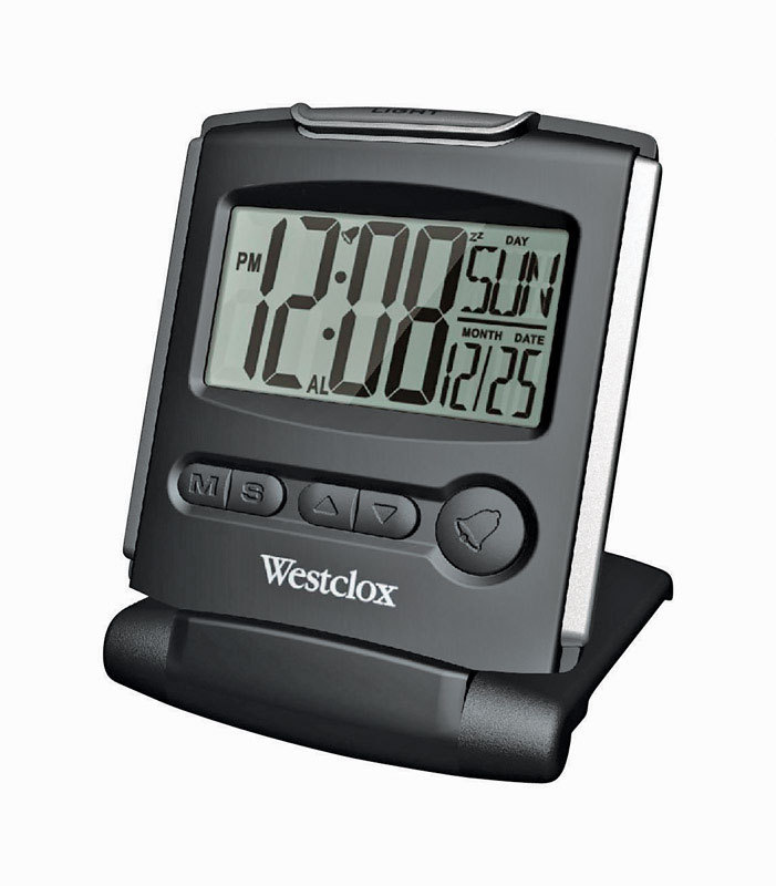 Westclox Silver Travel Alarm Clock Batteries Required eBay