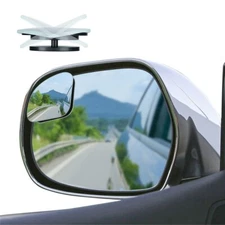 Fan Blind Spot Mirror 360° Wide Angle Auto Convex Rear Side View Car Truck SUV