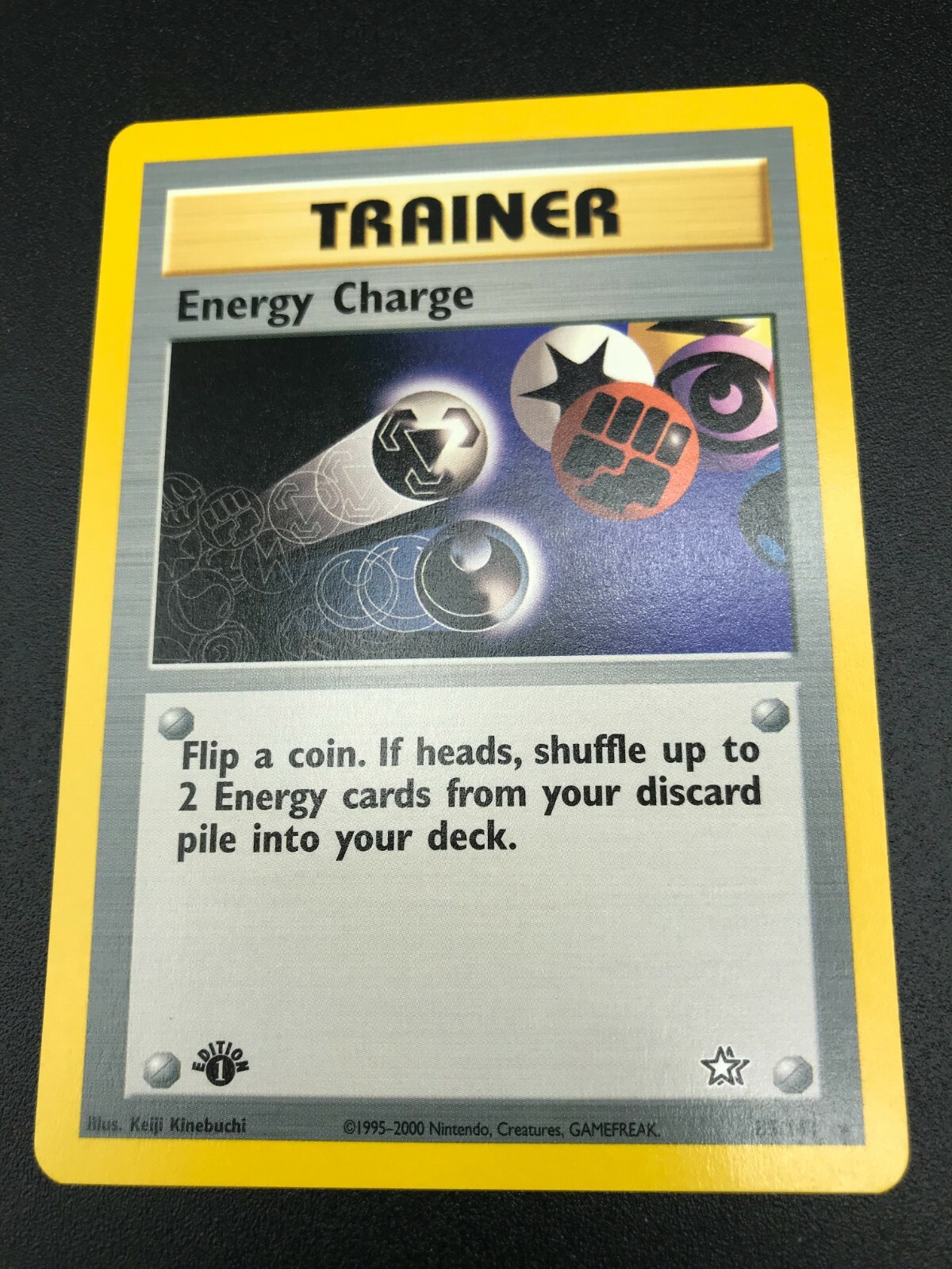 Energy Charge 1st Edition 85/111 RARE Neo Genesis Pokemon Vintage Card NM 2000