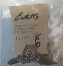 Curtis Key Blank YM-61 / 96737 NOS (O8B-2-6)