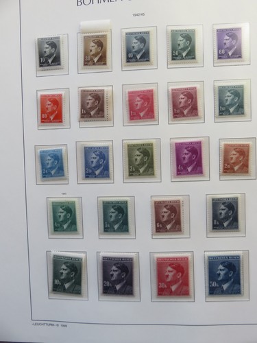 Konvolut Bögen "Postfrische Briefmarken Böhmen und Mähren", Deutsche Besetzung - Bild 9 von 14