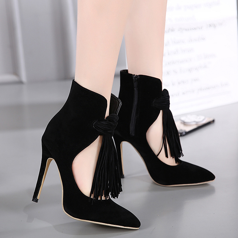 Sexy Knöchelschuhe Damenschuhe Pumps Stiletto Franse Knöchelschuhe Sexy Spitz Abend Party neu35-40 cd0306 Sexy Knöchelschuhe Damenschuhe Pumps Stiletto Franse Knöchelschuhe Sexy Spitz Abend Party neu35-40 cd0306