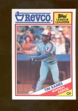 1988 Topps REVCO TIM "Rock" RAINES Montreal Expos Card